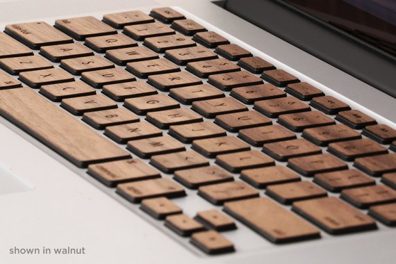 Doodads – Mac Book Pro Wood Keys